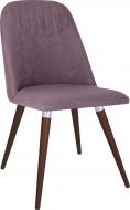 Стул обеденный Nowy Styl MILANA WOOD ALU (BOX-1) SMP БУК 1.031 SORO-65 фиолетовый / венге