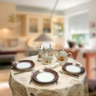 Скатерть Flower and frutie 01757446 140x140 см красный Sound-sleep