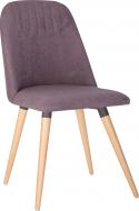 Стілець обідній Nowy Styl MILANA WOOD ANTR (BOX-1) SMP БУК 1.007 SORO-65 фіолетовий / бук