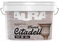 Декоративная штукатурка моделирующая Aura® Citadel Fasad 15 кг 10 л белый