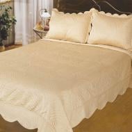 Покрывало Florence Gold с наволочками 240x260 см Zastelli золотистый