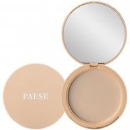 Пудра компактная PAESE Semi-transparent Matte 1A warm beige 9 г