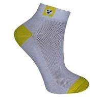 Носки детские унисекс Premier Socks Смайлик сетка р. 22–24 бело-желтый