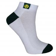 Носки детские унисекс Premier Socks Смайлик сетка р. 22–24 бело-зеленый