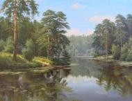 Набор для творчества со стразами Тихая река 20x30 см GoToArt