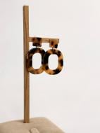 Серьги MISO accessory овал Лео