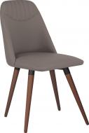 Стул обеденный Nowy Styl MILANA WOOD BLACK (BOX-1) SMP БУК 1.031 ECO-70 серый / венге