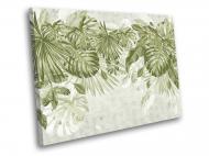 Картина Зеленые тропические листья 60x45 см WallArt 54433-1.2
