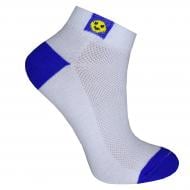 Носки детские унисекс Premier Socks Смайлик сетка р. 22–24 бело-синий