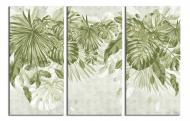 Картина модульная Зеленые тропические листья 90x60 см WallArt 54433-3.1 Картина модульная Зеленые тропические листья 90x60 см WallArt 54433-3.1