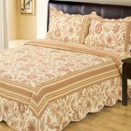 Покрывало 356 с наволочками 240x260 см Zastelli бежевый