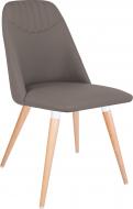 Стул обеденный Nowy Styl MILANA WOOD WHITE (BOX-1) SMP БУК 1.007 ECO-70 серый / бук