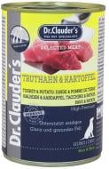 Корм влажный Dr.Clauder's Selected индейка утка и картофель 400 г