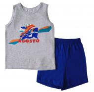 Пижама для мальчиков Smil р.164 светло-серый 104718