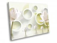 Картина Водяная лилия 3Д 60x45 см WallArt 54434-1.2