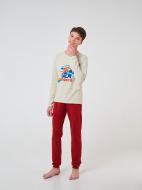 Пижама для мальчиков Smil р.134 светло-бежевый 104683