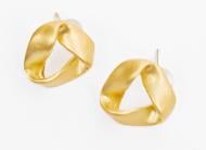 Серьги MISO accessory золотой треугольник