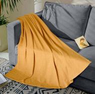 Плед Матис 150x210 см песочный Zastelli