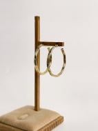 Серьги MISO accessory золотое полукольцо