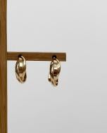 Серьги MISO accessory золотое маленькое полукольцо