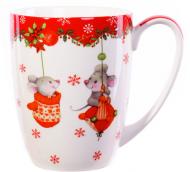 Чашка Lefard Новогодние мышки 2 400 мл 985-050