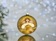 Куля ялинкова KLAVDIEVO Дари землі d 100 мм різнокольоровий 4820001262797
