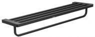 Полиця для рушників Ravak 10° TD 330.20 з тримачем, чорна