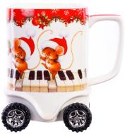 Чашка Lefard на колесиках Новогодние мышки 1 375 мл 985-053