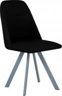 Стул обеденный Nowy Styl MILANA 4L ALU (BOX-1) SMP ECO-30 черный / серый Стул обеденный Nowy Styl MILANA 4L ALU (BOX-1) SMP ECO-30 черный / серый