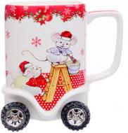 Чашка Lefard на колесиках Новогодние мышки 3 375 мл 985-055