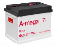 Аккумулятор автомобильный A-MEGA Ultra 62А 12 B «+» справа