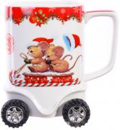 Чашка Lefard на колесиках Новогодние мышки 4 375 мл 985-056