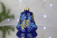 Игрушка на елку KLAVDIEVO Колокольчик ледяной d100 мм разноцветный
