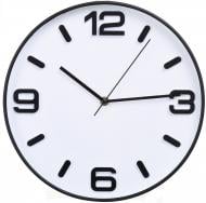 Часы настенные Черточки-Цифры 30,6 см черный