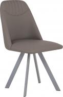 Стул обеденный Nowy Styl MILANA 4L ALU (BOX-1) SMP ECO-70 серый / алюминий