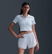 Поло Nike W NSW ESSNTL SS POLO CRP TOP DV7884-423 р.L голубой Поло Nike W NSW ESSNTL SS POLO CRP TOP DV7884-423 р.L голубой