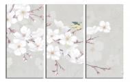 Картина модульная Весеннее цветение 150x100 см WallArt 54436-3.3