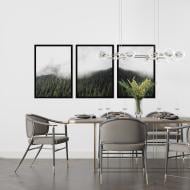 Постер Ліс в тумані 3 шт. 50x70 см WS Holst 1-908222L