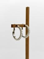 Серьги MISO accessory кольца с жемчугом