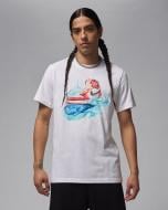 Футболка Jordan M J FLT ESS AJ1 SS CREW IB3355-100 р.S белый