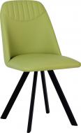 Стул обеденный Nowy Styl MILANA 4L BLACK (BOX-1) SMP ECO-45 желто-салатовый / черный Стул обеденный Nowy Styl MILANA 4L BLACK (BOX-1) SMP ECO-45 желто-салатовый / черный