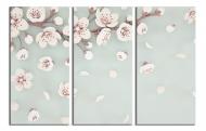 Картина модульная Сакура 3Д 120x80 см WallArt 54437-3.2
