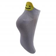 Носки детские унисекс Premier Socks Смайлик 3D р. 14–16 серый