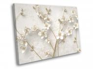 Картина Белые цветы 3Д 40x30 см WallArt 54438-1.1 Картина Белые цветы 3Д 40x30 см WallArt 54438-1.1