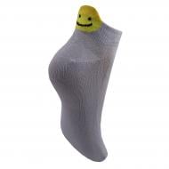 Носки детские унисекс Premier Socks Смайлик 3D р. 20–22 серый