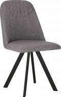 Стілець обідній Nowy Styl MILANA 4L BLACK (BOX-1) SMP SORO-93 сірий / чорний