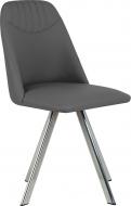 Стул обеденный Nowy Styl MILANA 4L CHROME (BOX-1) SMP ECO-70 серый / хром