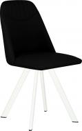 Стул обеденный Nowy Styl MILANA 4L WHITE (BOX-1) SMP ECO-30 черный / белый