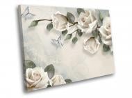 Картина 3Д Розы 80x60 см WallArt 54439-1.3