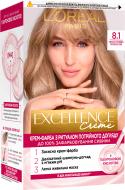 Крем-краска для волос L'Oreal Paris EXCELLENCE 8.1 светло-русый пепельный 48 мл